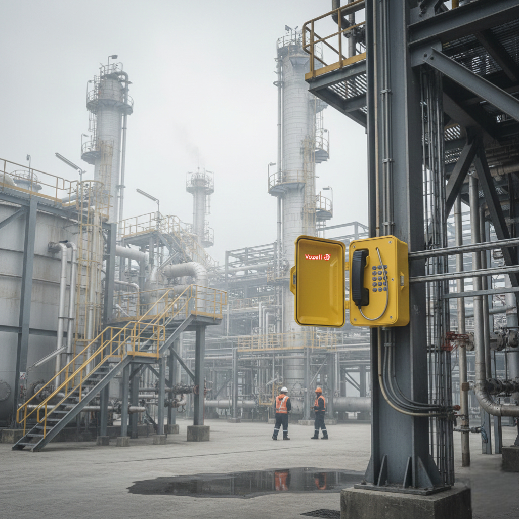 JR101 FK SIP Vozell Telefono para plantas petroquimicas