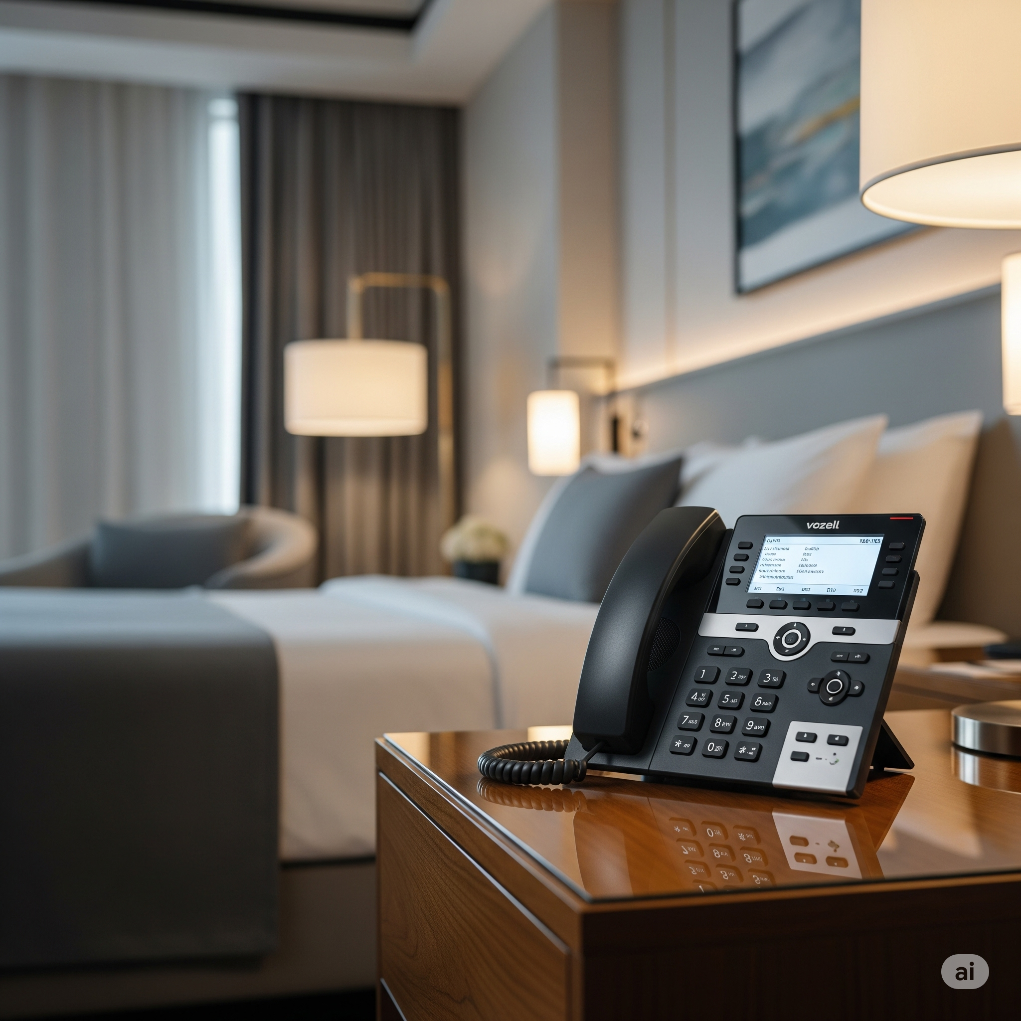 Teléfono IP WiFi para Hotelería