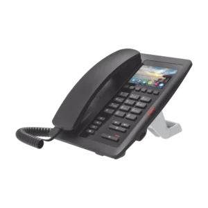 Teléfono IP WiFi Fanvil H5WB Negro para Hotelería – Gama Alta, Pantalla a Color, PoE y Audio HD - Image 3