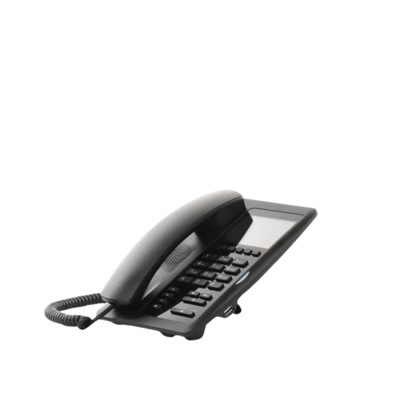 Teléfono IP WiFi Fanvil H5WB Negro para Hotelería – Gama Alta, Pantalla a Color, PoE y Audio HD