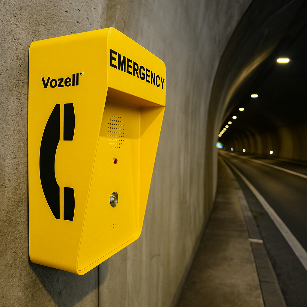 JR306 SC Vozell® Teléfono de emergencia para carretera