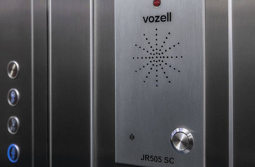 JR505 SC Interfón tamaño mini para elevador - Vozell